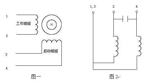 單相電機正反轉接線圖及其工作原理 單相電機正反轉接線圖及其工作原理